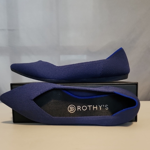 Rothy's Shoes - Rothy's NWOT Blue Flats Eco-Friendly Knit Design In Size 8
